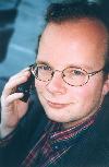 "In - Action " shot of Craig McCulloch.  Downtown Vancouver. c. 2000.  Photo by: Emilie Barbato.